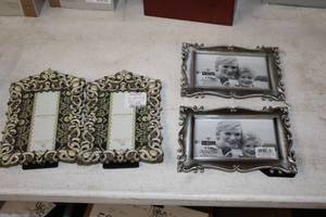 Lot of (4) Picture Frames 4x6