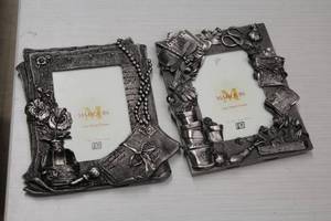 Lot of (2) Picture Frames 3-12x5