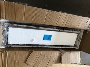 Progress Lighting Briarwood Collection 5-Light Bleached Oak Farmhouse Linear Island Chandelier Light customer return see pictures