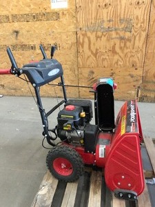PowerSmart 24 212cc Gas Snow Blowerwith Self Propelled, 120V Electric Start customer return see pictures
