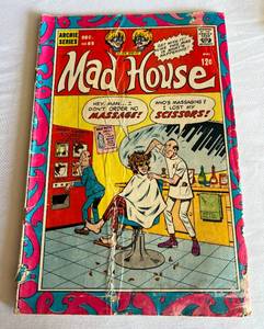 lot 28 image: Archies Mad House 12 Cent December 1968 No. 65 Comic Book