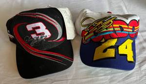 lot 48 image: Dale Earnhardt and Jeff Gordon NASCAR Hats
