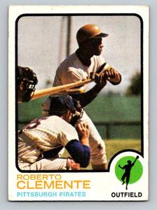 lot 17A image: Roberto Clemente 1973 Topps #50 Vintage Baseball Card