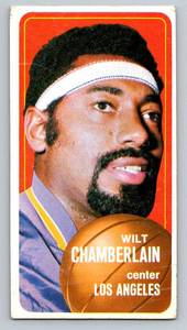 lot 1A image: Wilt Chamberlain 1970 Topps #50 Vintage Basketball Card