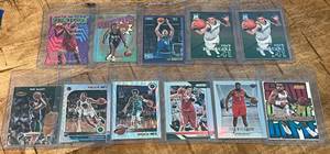 lot 62A image: 11 Basketball Star  Rookie and Insert Cards - Zion, Yao, Morant RC, Poole RC, Allen, Stoudamire, Nowitzki RCs, Rodman Die Cut