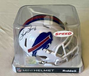 lot 27B image: Thurman Thomas Signed Mini Helmet with Beckett COA - Buffalo Bills Football