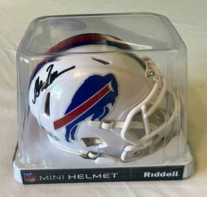 lot 29B image: Andre Reed Signed Mini Helmet with JSA COA - Buffalo Bills Football