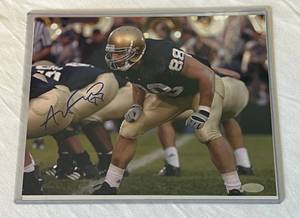 lot 36B image: Anthony Fasano Signed 8x10 Football Photo with COA