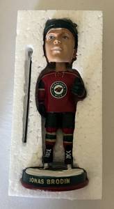 lot 38B image: Jonas Brodin Bobblehead - Minnesota Wild Hockey