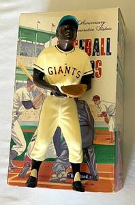 lot 39B image: Willie Mays Hartland Baseball Stars 25th Anniversary Commemorative Statue
