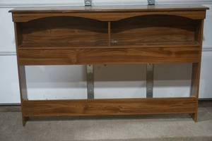 lot 6 image: bookcase headboard