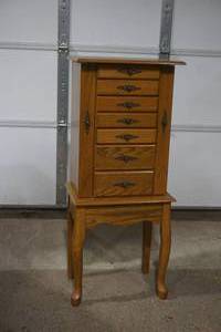 lot 16 image: jewelry armoire
