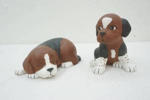 lot 72 image: dog figure