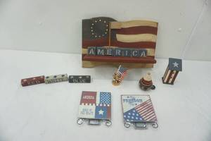 lot 93 image: Patriotic decor