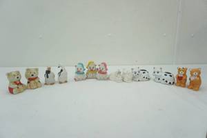 lot 154 image: salt and pepper sets