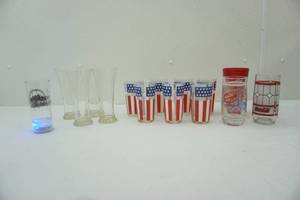 lot 163 image: festive glassware