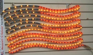 lot 243 image: lighted flag