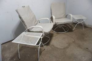 lot 48 image: patio chairs