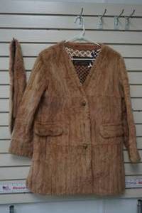 lot 63 image: vintage fur jacket