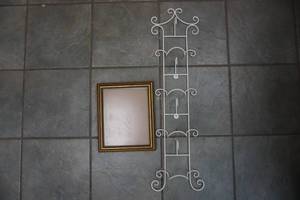 lot 81 image: Plate holder and gold frame