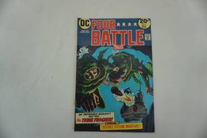 lot 105 image: Vintage Four star battle tales comic