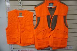 lot 111 image: Hunting orange vests, L and 2X