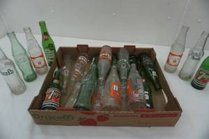 lot 140 image: Lot of vintage bottles, Coca-Cola, Hires and other