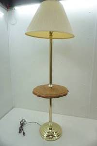 lot 175 image: Floor lamp with table top