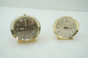 lot 180 image: Westclox travel alarms