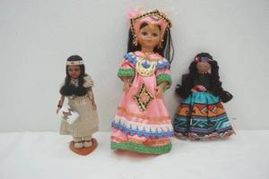 lot 193 image: Doll lot, Indian and Asian