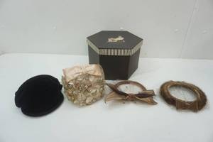 lot 276 image: hat boxhats