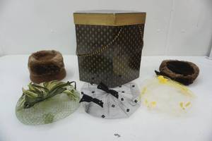 lot 277 image: hat boxhats