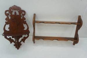 lot 292 image: wood shelves