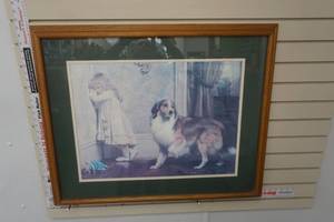 lot 296 image: Charles Burton Barber print