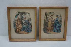 lot 307 image: La Mode Illustree litho prints