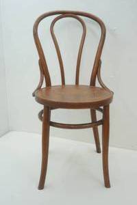 lot 321 image: antique bentwood chair