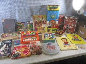 (BSB) Assorted Vintage Toys and Gam...