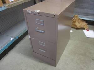 (FRNT) Metal 2-Drawer File Cabinet...