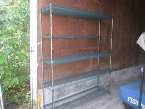 (UD1) Metal Wire Shelving Unit 86 H...