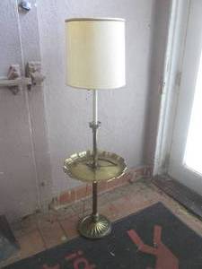 (CSB) Vintage 2-Bulb Floor Lamp wit...