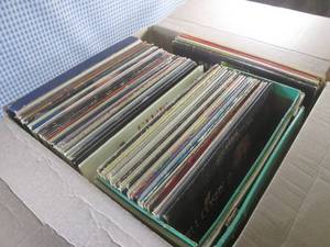 (EC1) Big Box of Assorted Records...
