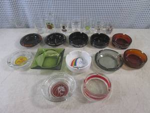 (CS) Assorted Ashtrays and Shot Gla...