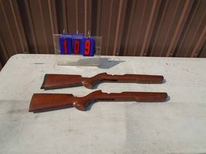 Qty of 2 rifle stocks. Look new. Very nice shape. As shown.