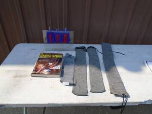 Complete shooters gun book & rifle stocks. As shown.