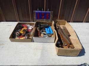 Qty of 3 flats of tools. As shown.