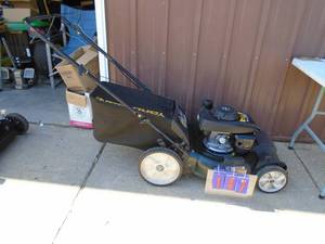 Yard Machine Honda powered self propelled mower. Tested & works. As shown.