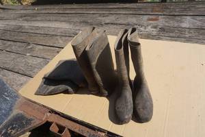 3 Pair Rubber Boots