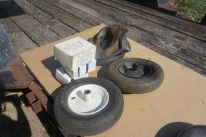 Lot of Trailer Tires and Tubes