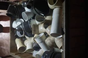 Large Lot of PVCRubber Elbows Connectors and More In Assorted Sizes