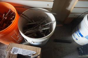Lot of Landscape Retaining Wall Spikes